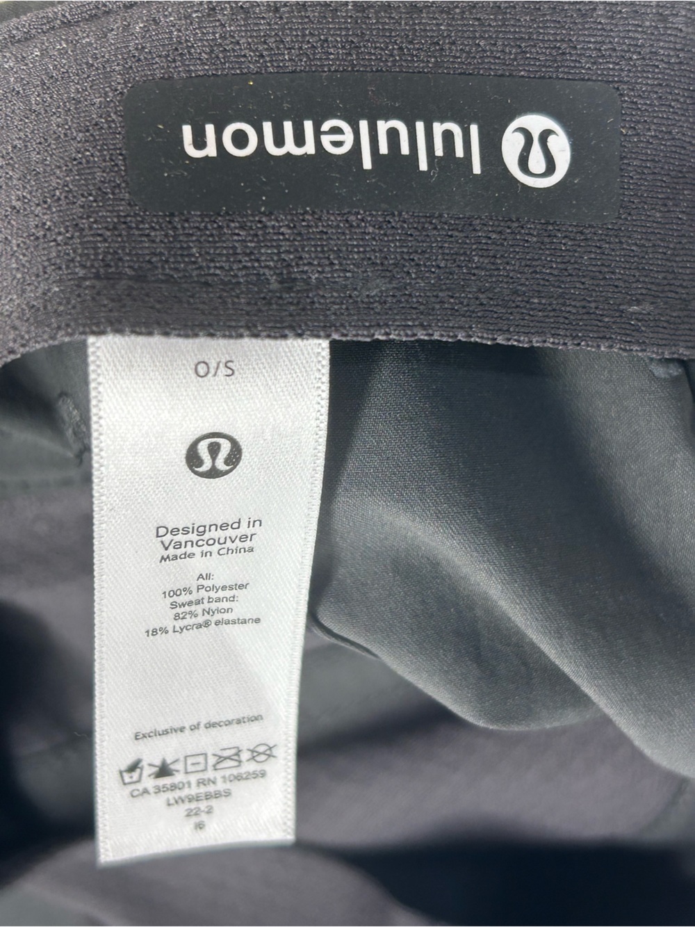 lululemon athletica Black Logo Baseball Cap - Picture 5 of 7